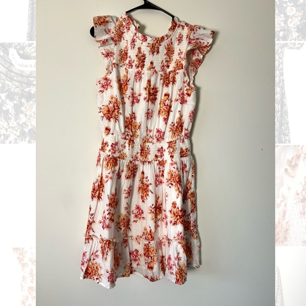Loft Floral Dress with Attached Underpiece